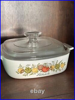 1 Rare 1180 Stamped Vintage CORNING Ware L'Echalote A -1 B withLid