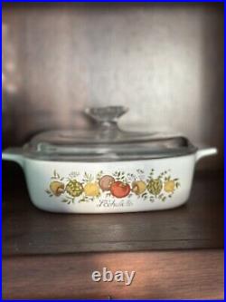 1 Rare 1180 Stamped Vintage CORNING Ware L'Echalote A -1 B withLid