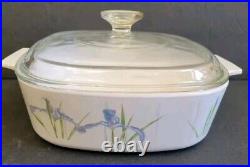 10 pc Corning Shadow Iris Casserole Dishes with Pyrex Lids + Corning Lid 10 pc Corning Shadow Iris Casserole Dishes with Pyrex Lids + Corning Lid