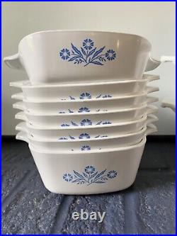 14 Piece Vintage Corning Ware Blue Cornflower Pyroceram Cookware Casserole