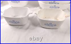 16 Piece Lot of Vintage Corning Ware in the Beautiful Blue Cornflower Pattern