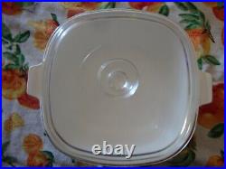 1961-1966 Vintage Corning Ware Blue Cornflower 2 1/2 QT P-2 1/2-B with the Lid