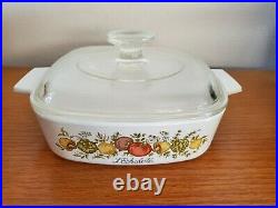 1970's Rare Stamped Vintage Spice of Life L'Echalote A1B corning ware