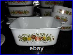 23 Vintage 1970's Pyrex Corning Ware (Limited Fall Edition) Spice of Life