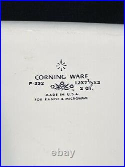 24 Piece Vintage Corning ware Blue Cornflower Lot Casserole W Lid Gravy Skillets