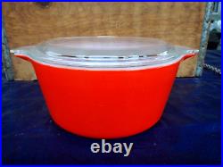 6 Pcs. Vintage PYREX Friendship Casseroles & Lids, #475-B 474-B 473