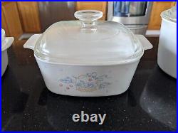 (6) Vintage Corning Ware Variety of style and sizes