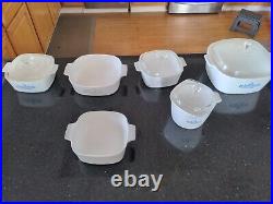(6) Vintage Corning Ware Variety of style and sizes