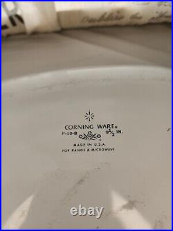 60s 70s Vintage Blue Cornflower Corning Ware P-10-B With Lid P-10-C-1 Made in USA