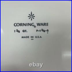 Authentic Vintage Corning Ware Cornflower 1 3/4 QT P-1 3/4-B Stamped Mint