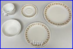 Butterfly Gold Corelle Livingware by Corning 18 Piece Vintage 70's 20-4-NH