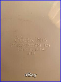C. 1958 VERY Rare Vintage Corning Ware Blue Cornflower Pyroceram A 19 Baking Dish