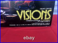 CORNING VISIONS 6 PIECE SET V-300-N SEALED IN ORGINAL BOX Vintage RARE