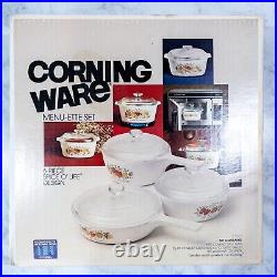 CORNING WARE MENU ETTE Spice O' Life 6 PIECES Vintage New Sealed
