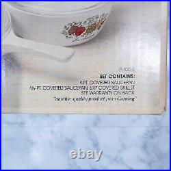CORNING WARE MENU ETTE Spice O' Life 6 PIECES Vintage New Sealed