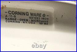 CORNING WARE SPICE OF LIFE Le ROMARIN A-10-B CASSEROLE Etched 33 Lid Rare Vtg