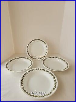 Corelle Spring Blossom Set Of 4 Pasta Soup Rimmed Flat Bottom Bowls VINTAGE