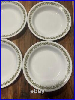 Corelle Spring Blossom Set Of 6 Pasta Soup Rimmed Flat Bottom Bowls VINTAGE 8.5