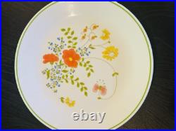 Corelle Wildflower Dinner & Salad Plates Vintage 1970s Retired By Corning