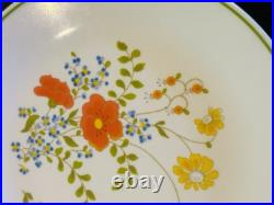 Corelle Wildflower Dinner & Salad Plates Vintage 1970s Retired By Corning