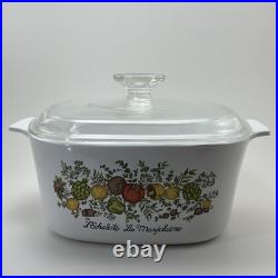 Corning Spice of Life Casserole Dish Set of 16 with Pyrex Lids Made in The USA