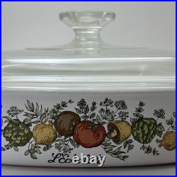 Corning Spice of Life Casserole Dish Set of 16 with Pyrex Lids Made in The USA