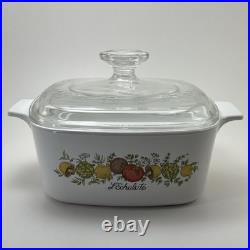 Corning Spice of Life Casserole Dish Set of 16 with Pyrex Lids Made in The USA