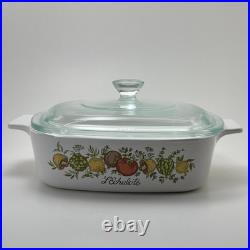 Corning Spice of Life Casserole Dish Set of 16 with Pyrex Lids Made in The USA