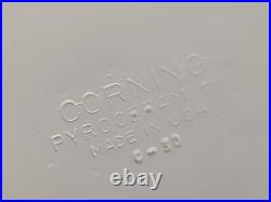 Corning Ware 1958-1959 Blue Cornflower 1 QT Square Casserole Dish C-30 Vintage