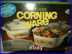 Corning Ware 1984 Vintage SPICE O LIFE 6 Piece Meal Maker Set A-130-8