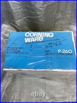 Corning Ware 4-Piece Cornflower Set Brand New Sealed Box P-260-7