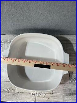 Corning Ware 4 Quart La Sauge With Pyrex Lid USA Oven Microwave A-84-B VTG