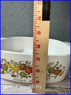 Corning Ware 4 Quart La Sauge With Pyrex Lid USA Oven Microwave A-84-B VTG