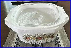 Corning Ware 5 Qt Spice O Life Vintage Casserole Dish Dutch Oven A-5-B withLid