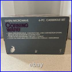 Corning Ware # A-300-177 Forever Yours Casserole Set 6 Pc. New 1990
