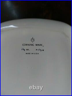 Corning Ware Blue Cornflower 1 qt. (P-1 1/2-B) RARE Made In the U. S. A