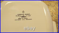 Corning Ware Blue Cornflower 1960's with backstamps Corning Ware Blue Cornflower 1960's with backstamps