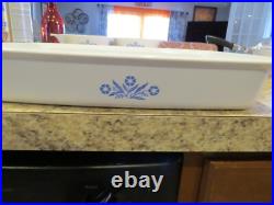 Corning Ware Blue Cornflower 1960's with backstamps Corning Ware Blue Cornflower 1960's with backstamps