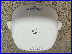 Corning Ware Blue Cornflower P-2 1/2-B 2 1/2 Quart Casserole Dish RARE Vintage