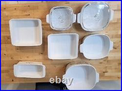 Corning Ware L'echalote/ Set Of 9 Pieces Vintage