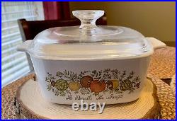 Corning Ware Le Persil La Sauge A-1 1/2-B Spice of Life Vintage Cookware