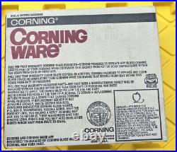 Corning Ware NOS 5 Qt Quart Country Cornflower Casserole Dish In Box A-5-337