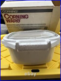 Corning Ware NOS 5 Qt Quart Country Cornflower Casserole Dish In Box A-5-337