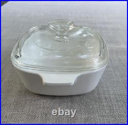 Corning Ware P 1 1/2 B 1.5 Qt Cornflower Casserole & Lid VTG rare EUC Authentic