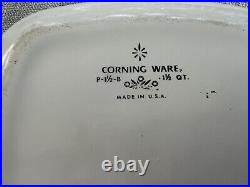 Corning Ware P 1 1/2 B 1.5 Qt Cornflower Casserole & Lid VTG rare EUC Authentic