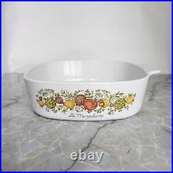Corning Ware SPICE Of LIFE A-2-B 2 Quart Dish Vintage Rare Find 1970s
