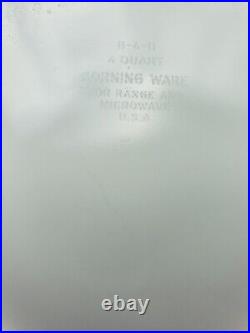 Corning Ware SPICE of LIFE B -4- B 4 QT. Round Casserole Bowl Dimpled Lid RARE