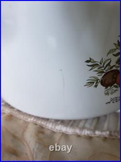 Corning Ware SPICE of LIFE B -4- B 4 QT. Round Casserole Bowl Dimpled Lid RARE