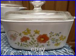 Corning Ware Spice Life L'Echalote La Marjolaine 5 Quart Dish A-5-B A-1 1/2-b