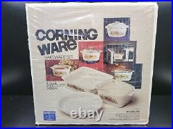 Corning Ware Spice O Life 4 Pc Bakeware Set P-260-8 Vintage Baking Dishes NEW